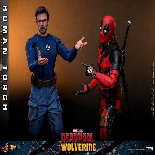 Deadpool & Wolverine Movie Masterpiece Actionfigur 1/6 Human Torch 31 cm