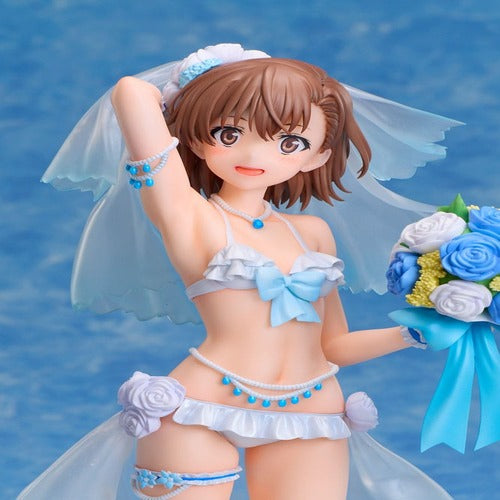 A Certain Scientific Railgun T statuette PVC 1/7 Mikoto Misaka Wedding Swimsuit Ver. 25 cm