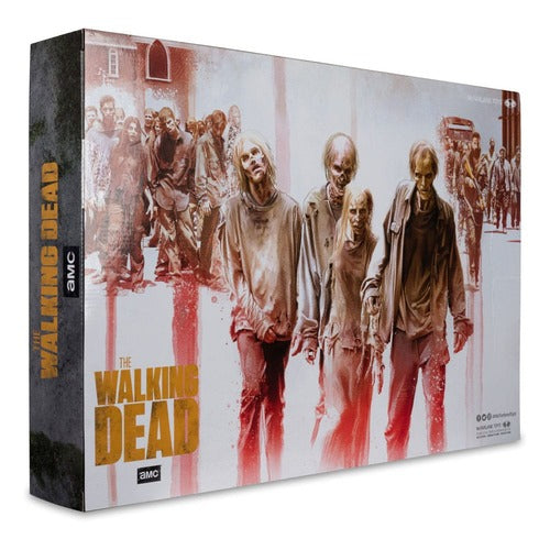 The Walking Dead pack 4 figurines Walkers 13 cm