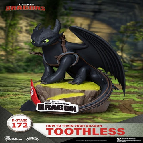 Dragons D-Stage PVC Diorama statuette toothless 14 cm