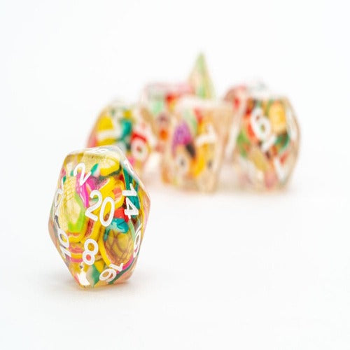 FanRoll Würfel Set Fruit (7)