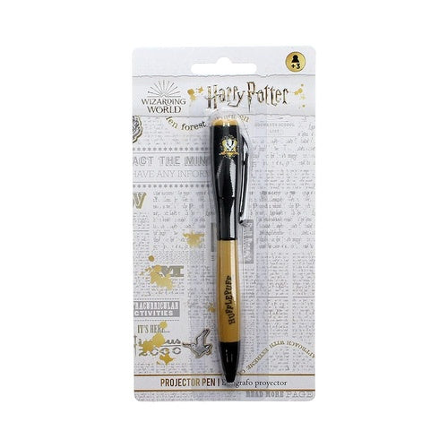 Harry Potter stylo à bille projecteur Poufsouffle