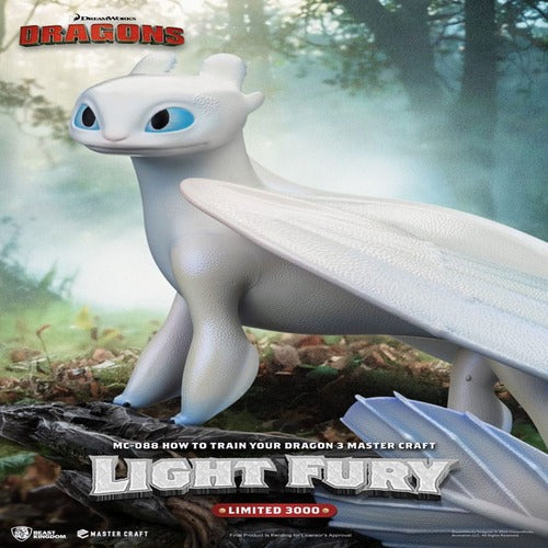 Dragons 3 statuette Master Craft Light Fury 29 cm