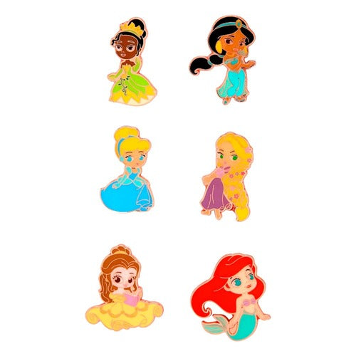 Disney Loungefly POP! Pin assortiment pin's émaillés Princess Chibi 4 cm (12)