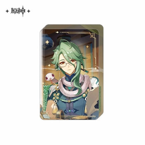 GGenshin Impact Ornement en acrylique avec paillettes Baizhu 8,5 cm