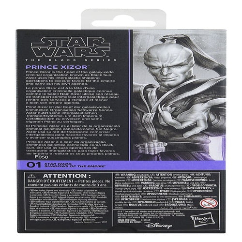 Star Wars: Shadows of the Empire Black Series Actionfigur Prince Xizor 15 cm
