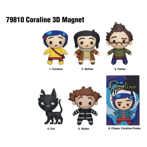 Coraline pack aimants Series 1 Display (12)