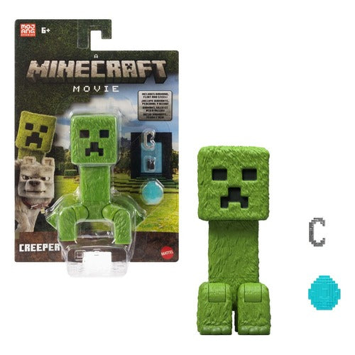 Ein Minecraft Film Actionfigur Creeper 10 cm