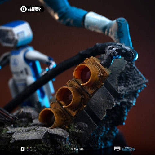 Fantastic Four statuette 1/10 Art Scale Mr. Fantastic and H.E.R.B.I.E 26 cm