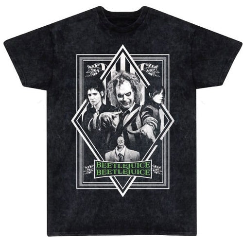 Beetlejuice 2 T-Shirt Poster Snow Wash Größe XL