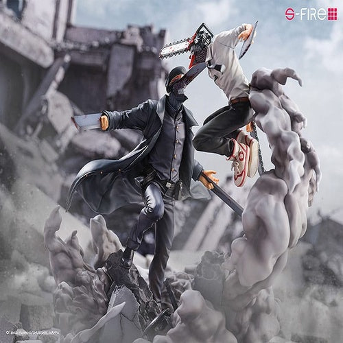 Chainsaw Man statuette Super Situation Figure Chainsaw Man vs. Samurai Sword 26 cm