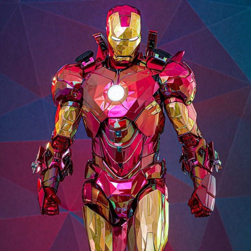 Iron Man figurine Movie Masterpiece Diecast 1/6 Iron Man Mark VI (Fractal Armor) Hot Toys Exclusive 33 cm
