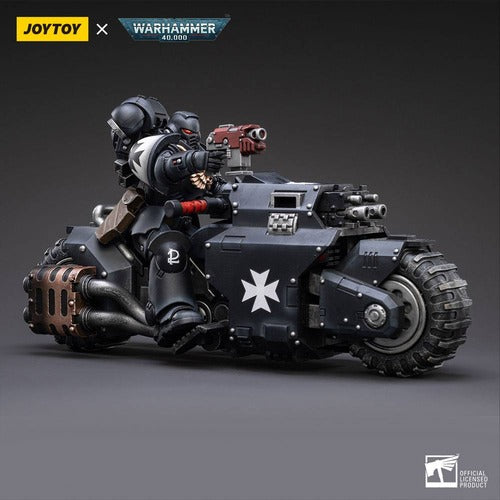 Warhammer 40k véhicule 1/18 Black Templars Outrider Bike 22 cm
