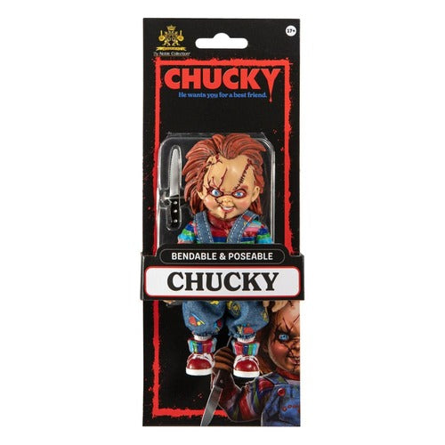 Chucky Jeu d´enfant figurine flexible Bendyfigs Chucky 14 cm