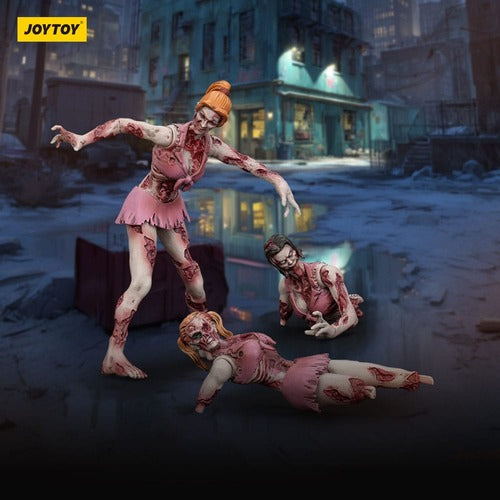 Zombie pack 3 figurines Dark Source Cheer Leaders 8 cm