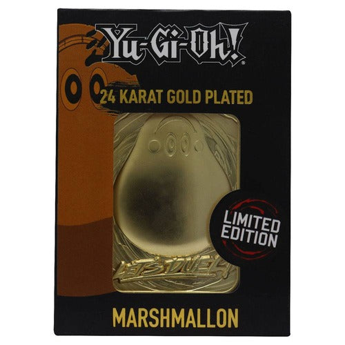 Yu-Gi-Oh! réplique Card Marshmallon (plaqué or)