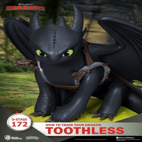 Dragons D-Stage PVC Diorama statuette toothless 14 cm