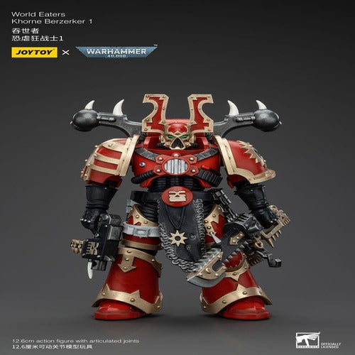 Warhammer 40k figurine 1/18 World Eaters Khorne Berzerker 1 13 cm