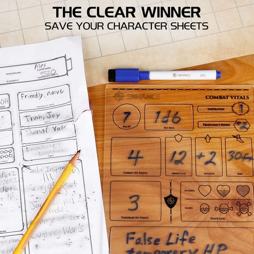 Enhance RPG Series Acryl Charakterbögen Set *Englische Version*