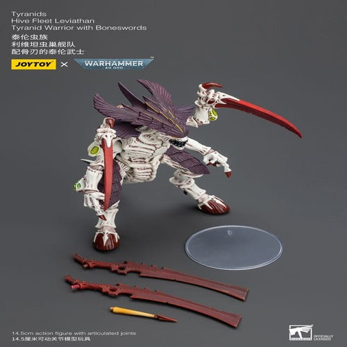 Warhammer 40k figurine 1/18 Tyranids Hive Fleet Leviathan Tyranid Warrior with Boneswords 12 cm
