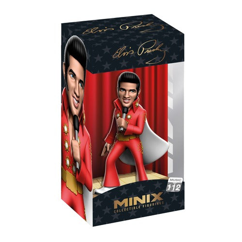 Elvis Presley Minix Figur Elvis Red Suit 12 cm