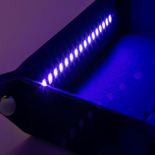 FanRoll Shadowlight Faltbarer Blacklight Würfelteller Black