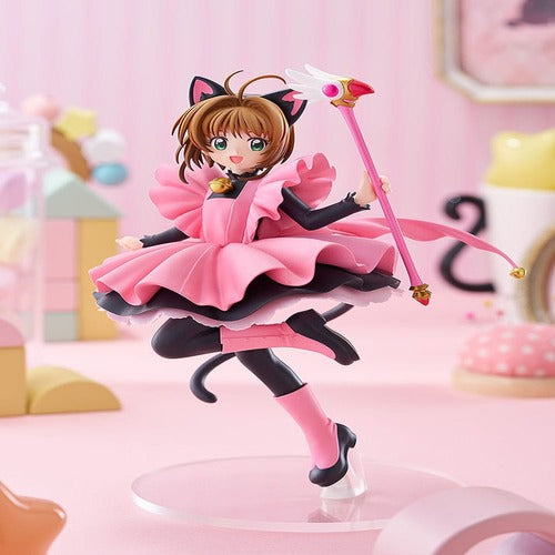 Cardcaptor Sakura statuette PVC Pop Up Parade Sakura Kinomoto: Black Cat Costume Ver. L Size 22 cm
