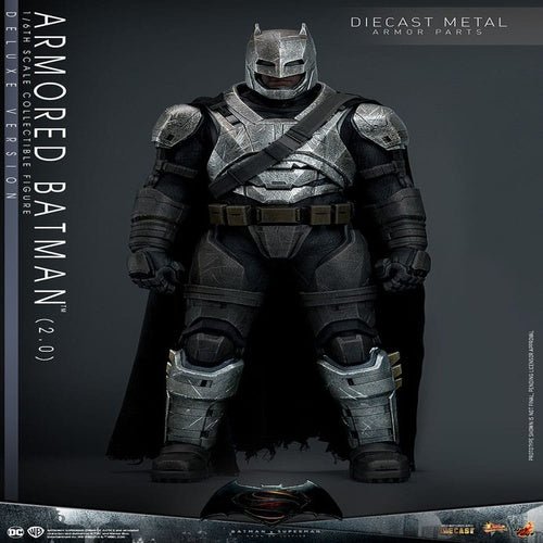 Batman v Superman: Dawn of Justice Movie Masterpiece Actionfigur 1/6 Armored Batman 2.0 (Deluxe Version) 33 cm