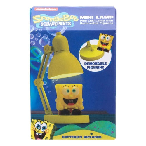 Bob l´éponge lampe LED mini avec figurine 10 cm
