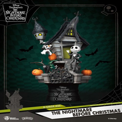 L´étrange Noël de Mr. Jack diorama PVC D-Stage Jack's Haunted House 15 cm