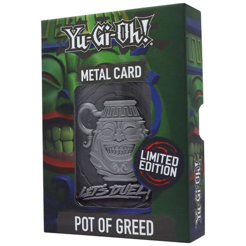 Yu-Gi-Oh! réplique Card Pot of Greed Limited Edition