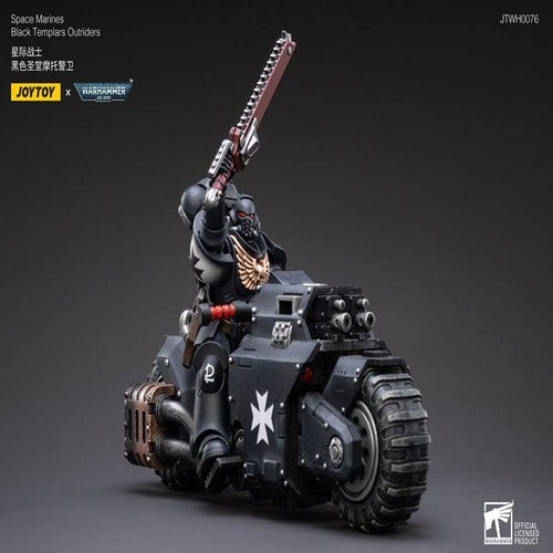 Warhammer 40k véhicule 1/18 Black Templars Outrider Bike 22 cm