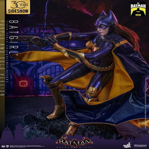 Batman Arkham Knight figurine Videogame Masterpiece 1/6 Batgirl (Purple and Gold Version) Exclusive 30 cm