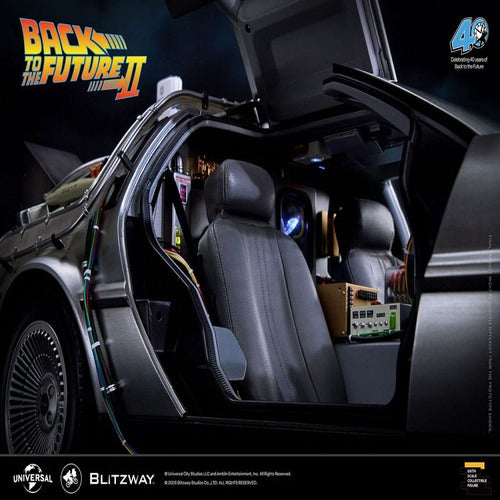 Zurück in die Zukunft II Premium UMS Fahrzeug 1/6 Zeitmaschine Time Machine 74 cm