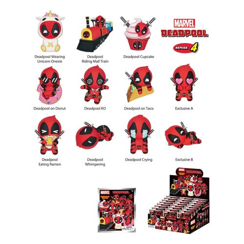 Deadpool présentoir porte-clés sac à dos Series 4 (24)