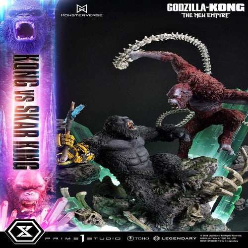 Godzilla x Kong: The New Empire Ultimate Diorama Masterline Series Statue Kong vs Skar King 104 cm