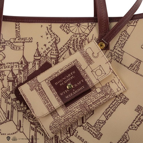 Harry Potter Tragetasche & Geldbeutel Marauder's Map