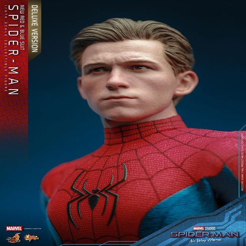 Spider-Man: No Way Home figurine Movie Masterpiece 1/6 Spider-Man (New Red and Blue Suit) (Deluxe Version) 28 cm