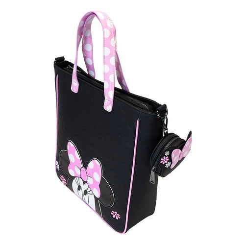 Disney by Loungefly Sac à bandoulière avec porte-monnaie Minnie Floral Rock the Dots