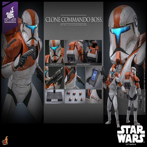 Star Wars: The Clone Wars figurine 1/6 Clone Commando Boss Hot Toys Exclusive 30 cm