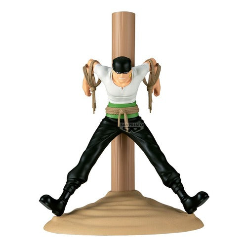 One Piece statuette PVC Figure Life Pirate Hunter Zoro 17 cm