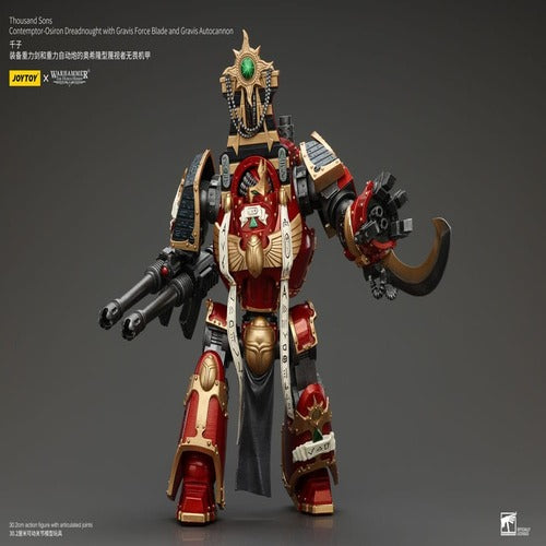 Warhammer The Horus Heresy figurine 1/18 Thousand Sons Contemptor-Osiron Dreadnought with Gravis Force Blade And Gravis Autocannon 30 cm