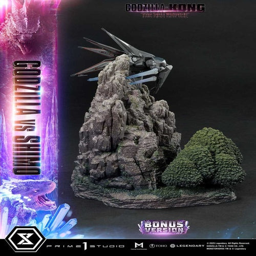 Godzilla x Kong: The New Empire Ultimate Diorama Masterline Series Statue Godzilla vs Shimo Bonus Version 86 cm