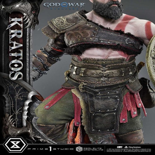 God of War: Ragnarok Real Elite Masterline Series Statue 1/3 Kratos 95 cm