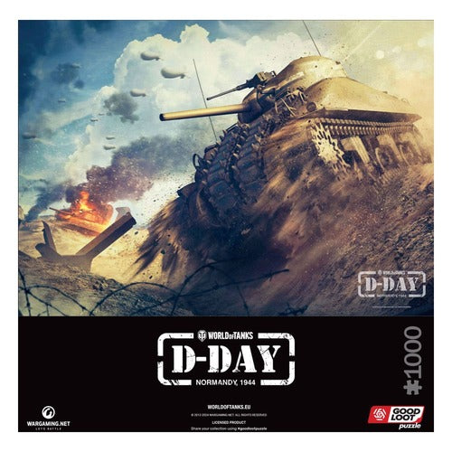 World of Tanks puzzle Gaming D-Day (1000 pièces)