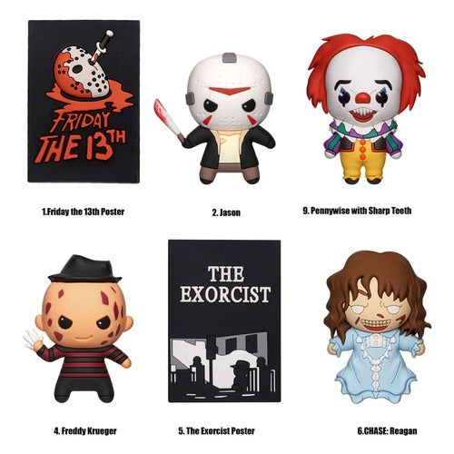 Warner Brothers présentoir aimants 3DHorror Series 1 (12)
