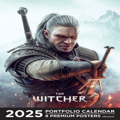 The Witcher Portfolio calendrier 2025 *ANGLAIS*