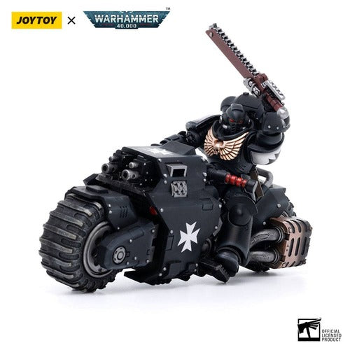 Warhammer 40k véhicule 1/18 Black Templars Outrider Bike 22 cm