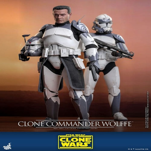 Star Wars: The Clone Wars figurine 1/6 Clone Commander Wolffe 30 cm