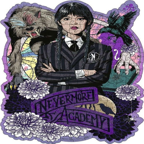 Wednesday puzzle en bois WOODEN Wednesday Addams (300 pièces)